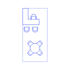 Layouts Private Offices L Shape Center Meeting Craft Design Svg File, Free Vectors File